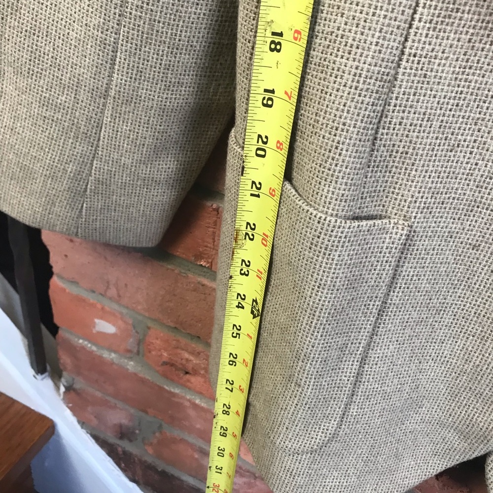 Giorgio Armani Jeans Y2K Wool Blazer Jacket Boxy Single Breast Lined Sport Coat - Picture 11 of 15